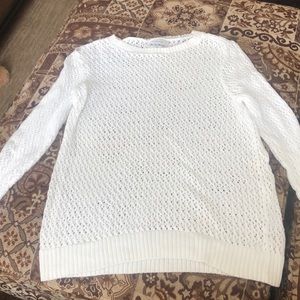White knit top